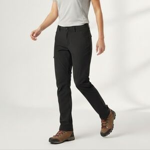 Merrell Selectwick Womens Black Hiking Pants Mid Rise Stretch Straight Size 8